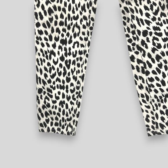 TARK’1 Leopard Print Jeans Vintage French-Made Skinny Pants - Picture 3 of 7